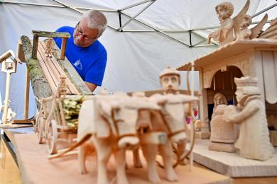 Třešť uspořádala 22. ročník Dřevořezání a zpřístupnila novou expozici betlémů