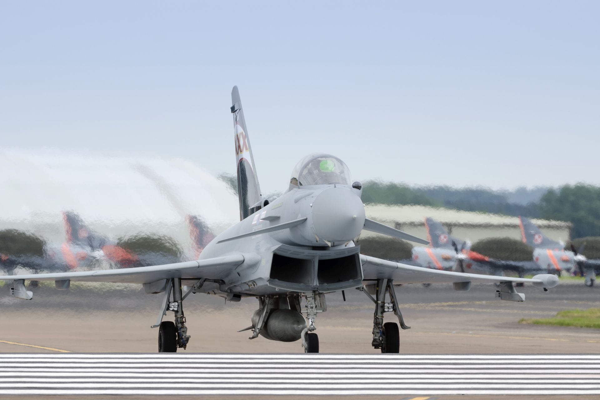  Německo Scholz armáda letectví zbraně Eurofighter 