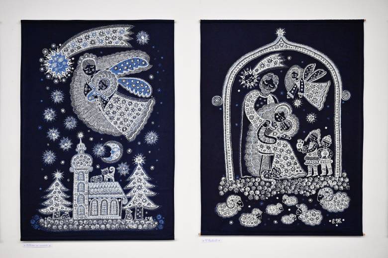 Slovácké muzeum vystavuje modrotiskovou tvorbu výtvarnice Evy Horákové