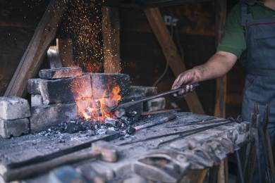 ČR památky hobby kováři Helfštýn Přerovsko