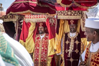 Pravoslavní křesťané v Etiopii si připomněli Ježíšovo pokřtění