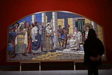 Ve zlínské krajské galerii je výstava věnovaná křížové cestě na svatém Hostýně