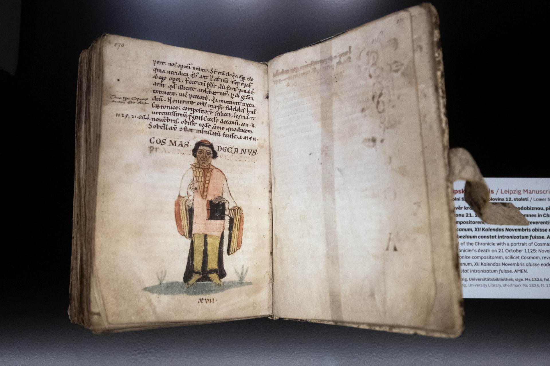 V pražském Klementinu začíná výstava k 900 letům od úmrtí Kosmase