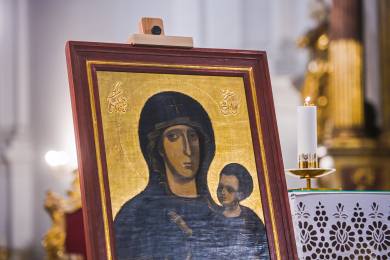 Kostel svatého Tomáše v Brně získal restaurátorskou kopii Madony svatotomské