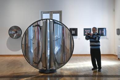 MUO otevřelo výstavu Dobeše, průkopníka kinetického a konstruktivistického umění