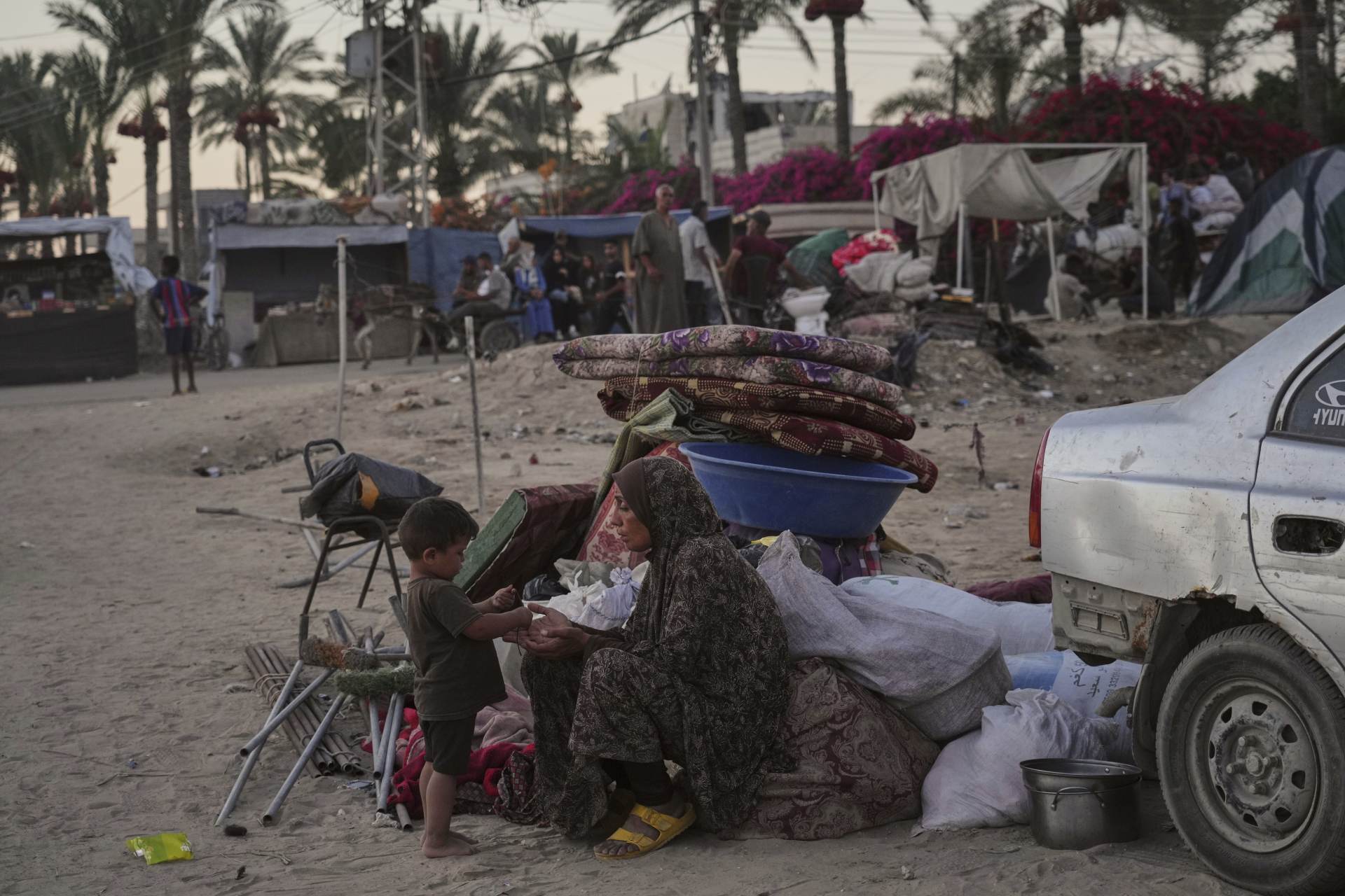Palestinci žijí v Gaze v nepřijatelných podmínkách, řekl papež Lev XIV.