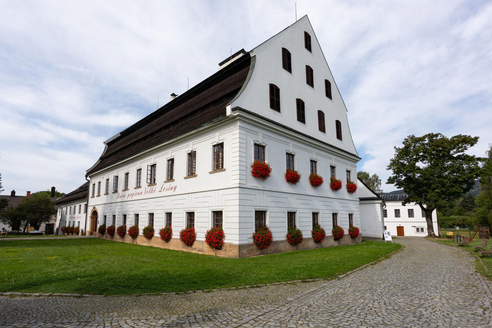  ČR památky dřevo správa Ruční_papírna_Velké_Losiny Olomoucký UNESCO 