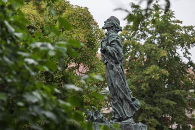 Tábor opraví pomník mistra Jana Husa od sochaře Františka Bílka Tábor opraví pomník mistra Jana Husa od sochaře Františka Bílka