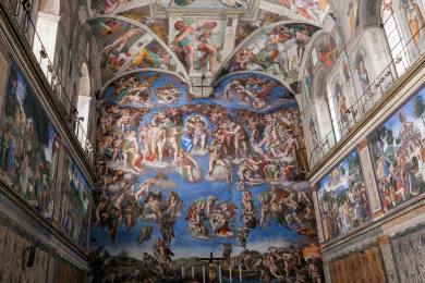 Návštěvníci Sixtinské kaple ve Vatikánu tři měsíce neuvidí Poslední soud