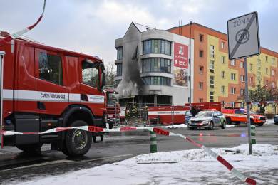 ČR požár restaurace úmrtí Most