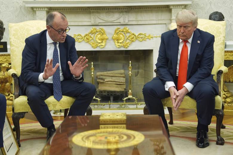 Trump přivítal Merze v Bílém domě, chce hovořit o obchodu a válce na Ukrajině