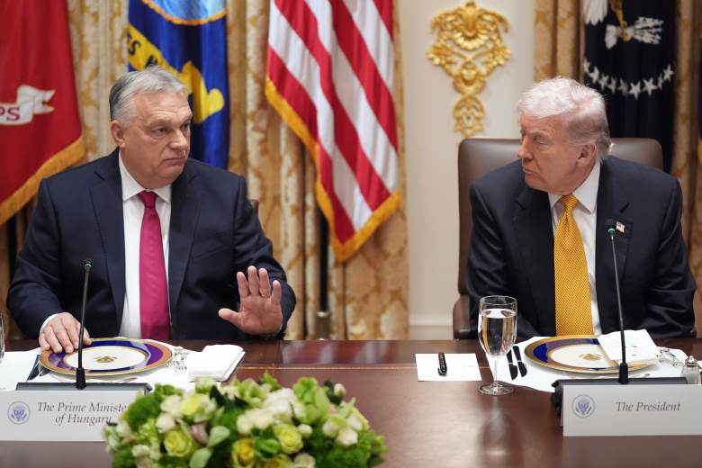 Trump přivítal maďarského premiéra Orbána v Bílém domě