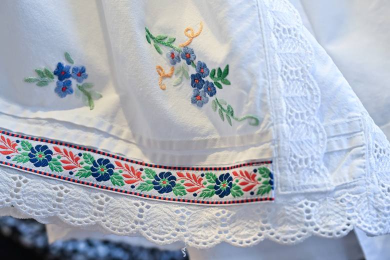 V Ujčově na Žďársku lidé sebrali pět tun jablek, výtěžek z prodeje jde na kroje