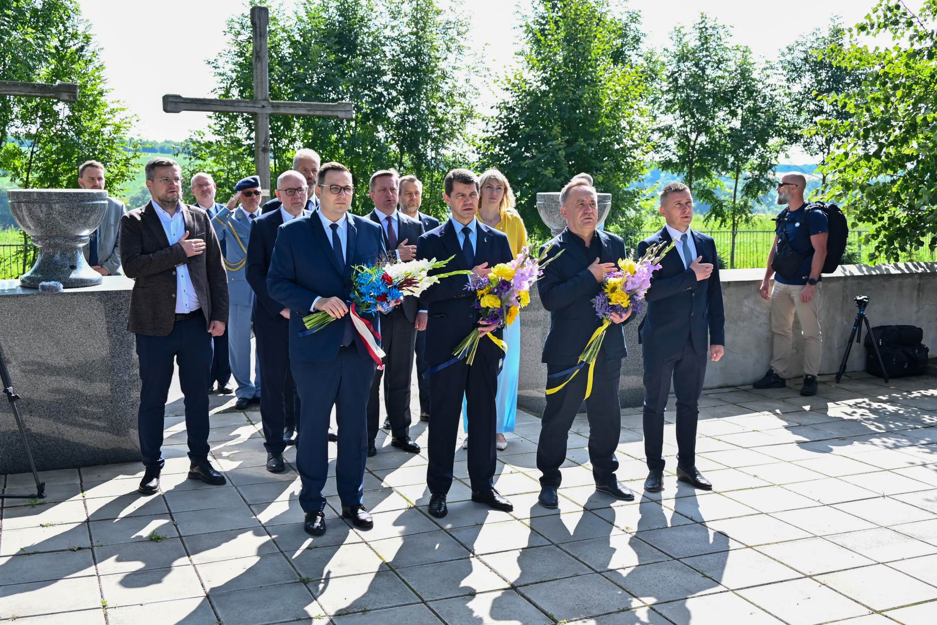 Lipavský je na Ukrajině, ve Zborově uctil památku československých legionářů