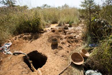 Kongo neštěstí komodity důl zlato