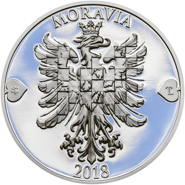 Náhled Averzní strany - 2018 - Proof - Moravská orlice - 1 dukát Ag