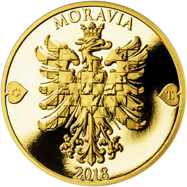 Náhled Averzní strany - 2018 - Proof - Moravská orlice - 1 dukát Au