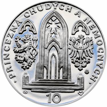 Náhled Reverzní strany - 2025 - Proof - Svatoanežské dukáty - 10 dukát Ag