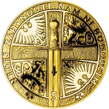 Náhled Reverzní strany - 2025 - Proof - Svatováclavské dukáty - 5 dukát Au