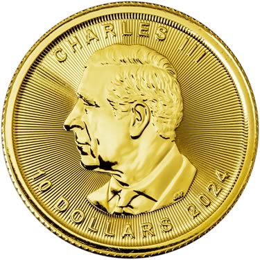 Náhled Averzní strany - Maple Leaf 1/4 Oz - Investiční zlatá mince