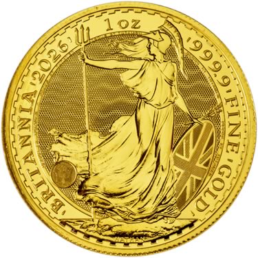 Náhled Reverzní strany - Britannia 1 Oz Gold