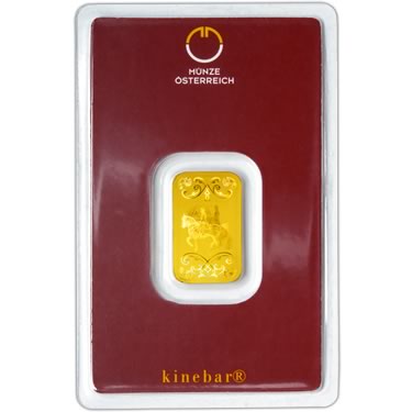 Náhled - Münze Österreich 5 gramů - Investiční zlatý slitek