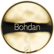 Jméno Bohdan - líc