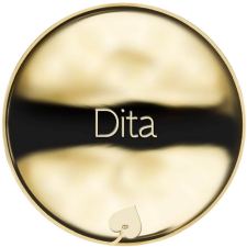 Jméno Dita - líc