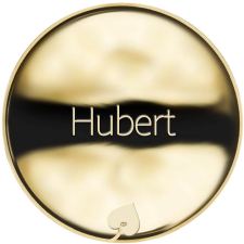 Jméno Hubert - líc