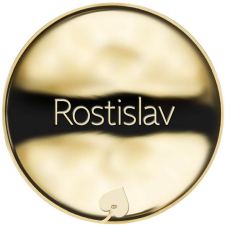 Jméno Rostislav - líc